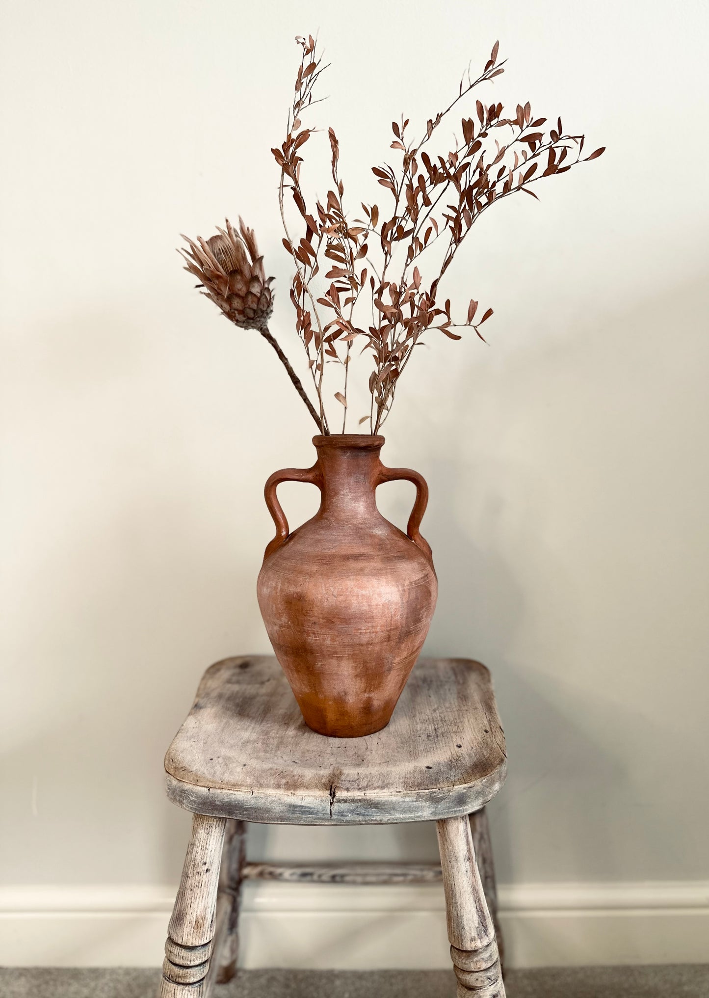 Rustic Styling Wooden Stool