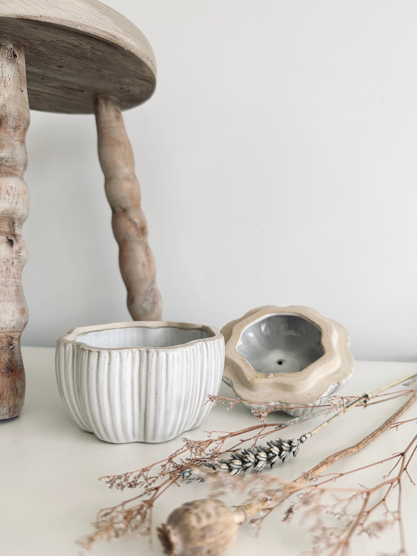 Ceramic Pumpkin Dish