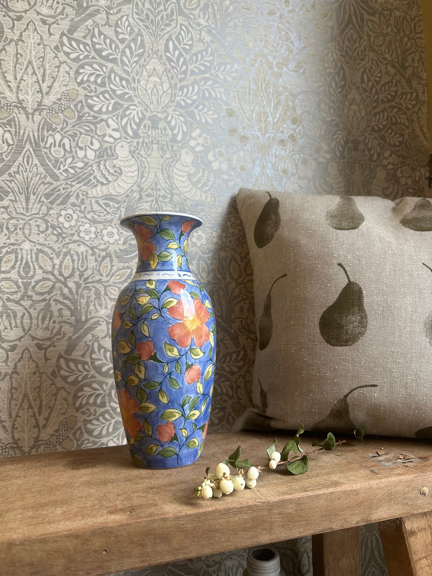 Vintage Flower Ceramic Vase