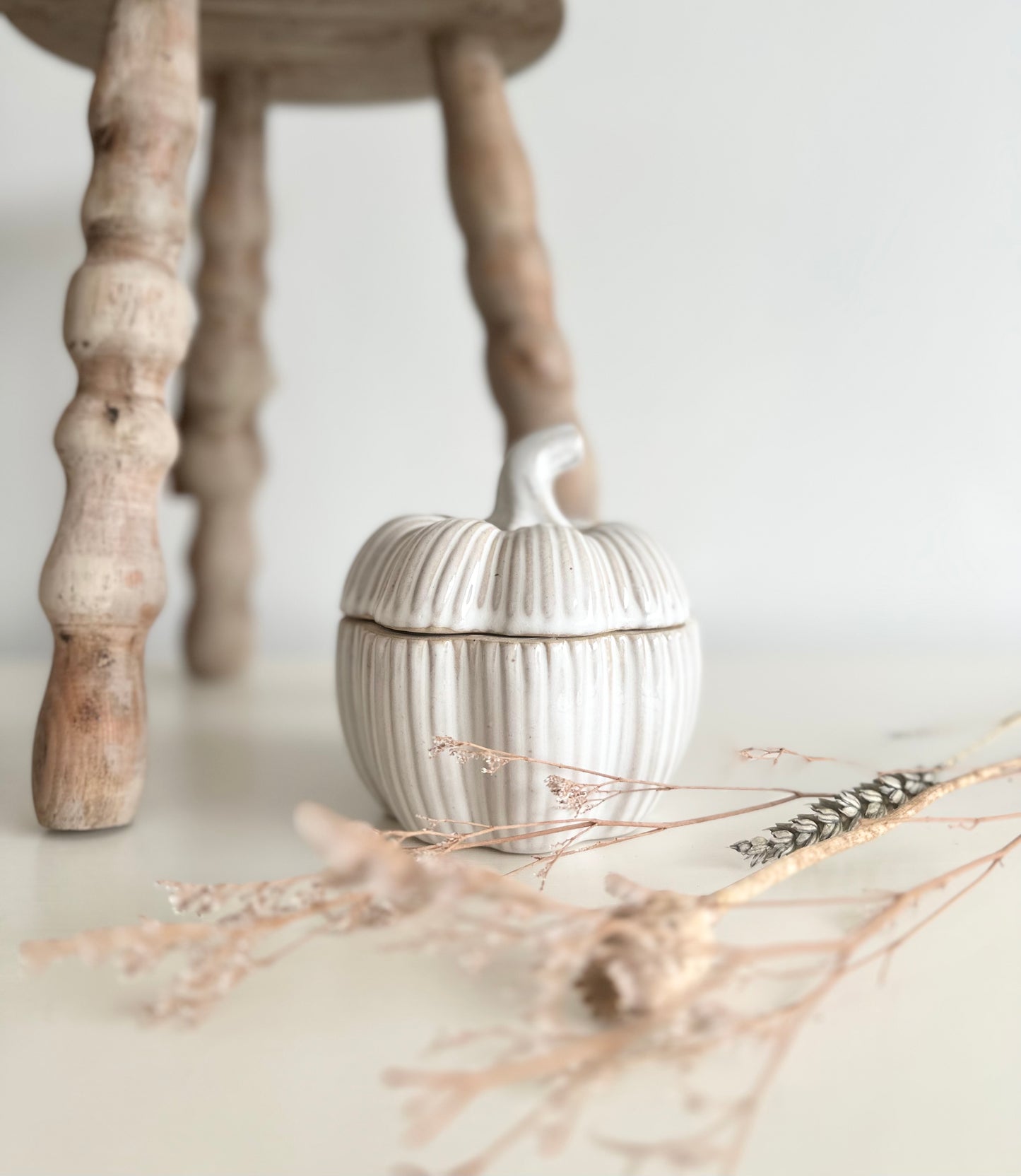 Ceramic Pumpkin Dish