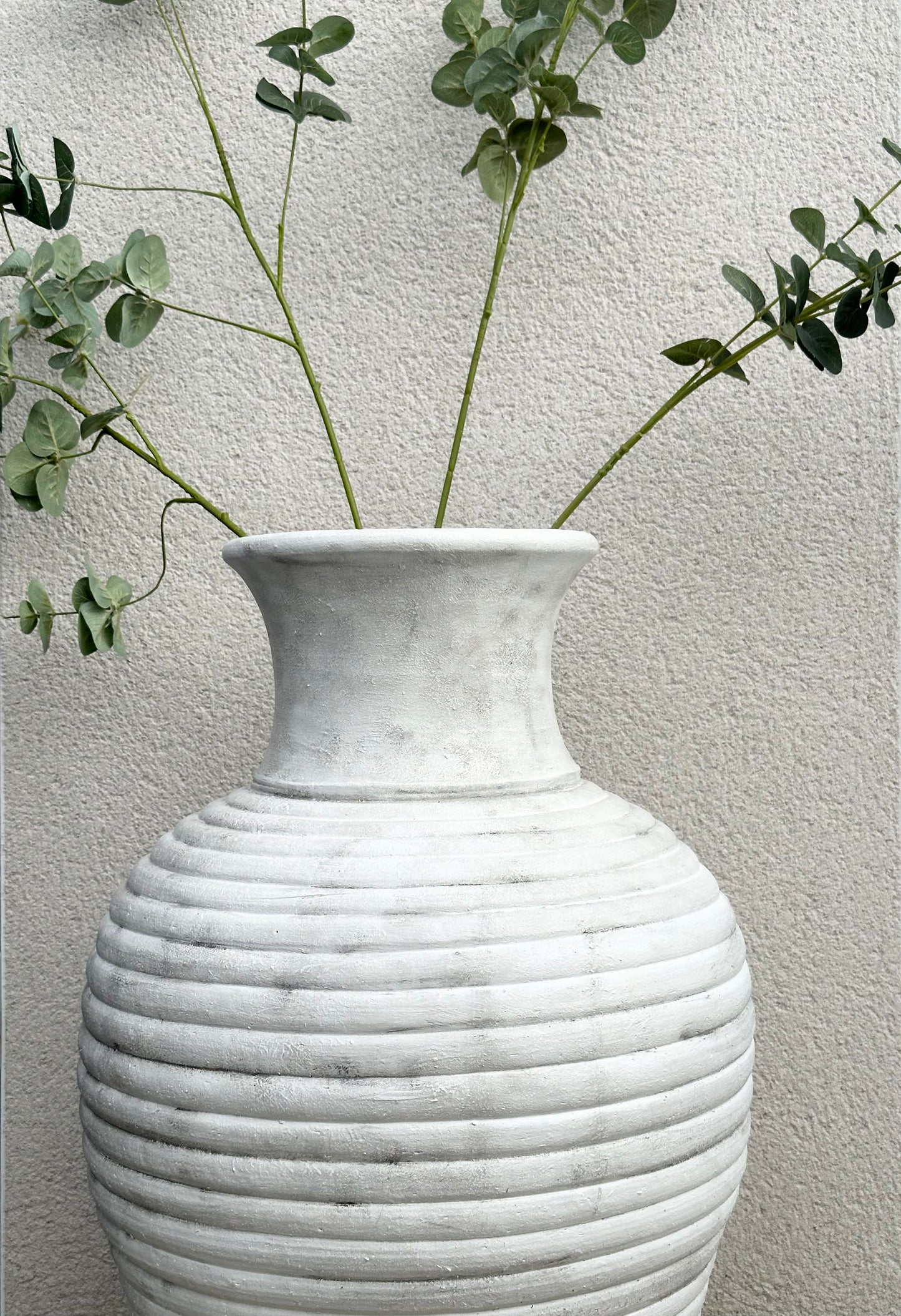 Contemporary White Vase