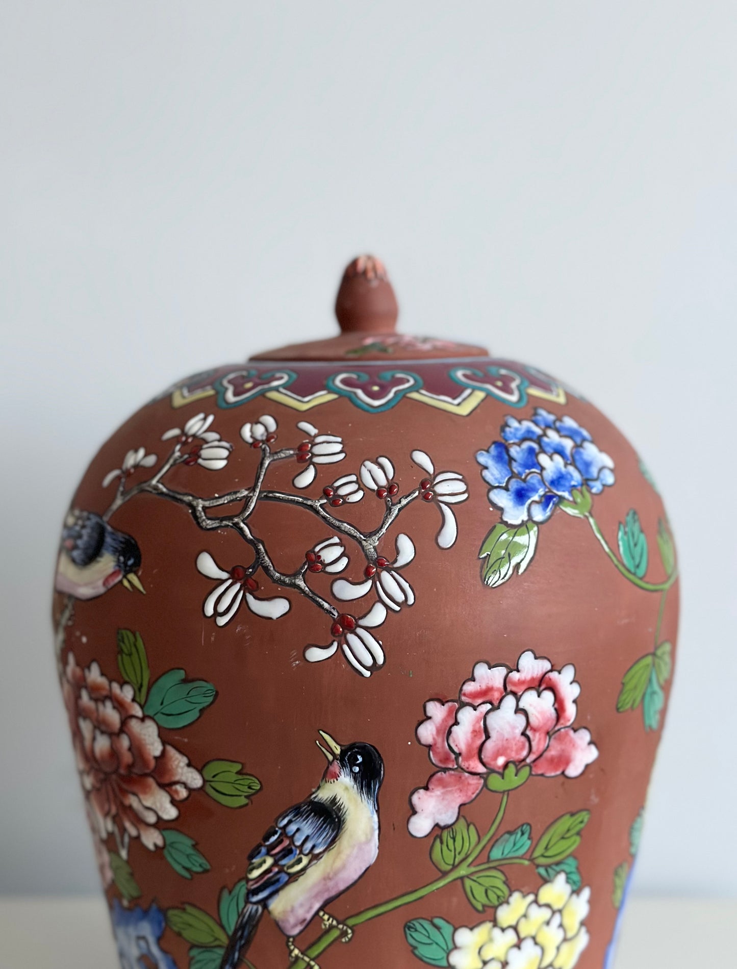 Japanese Water Garden Terracotta Bell Jar