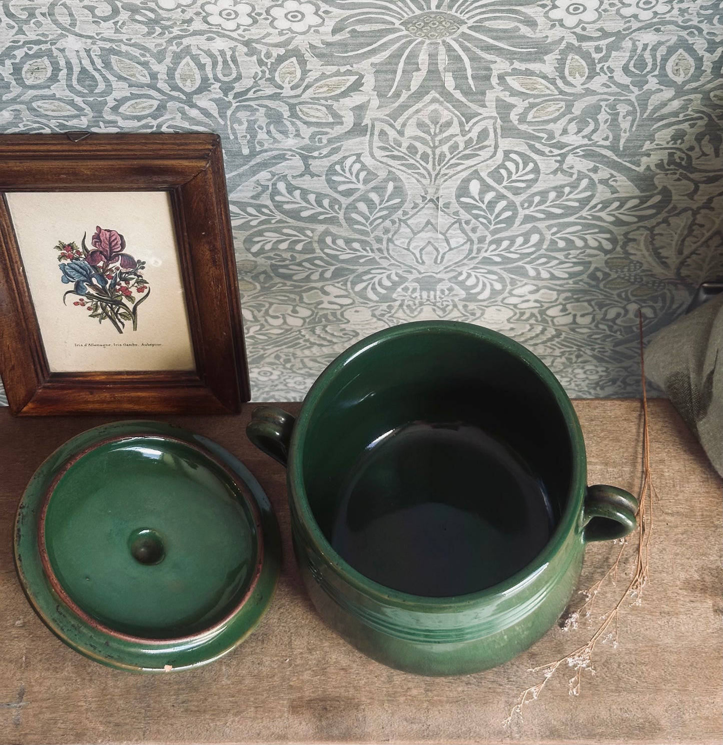 Vintage French Terracotta Cooking Pot