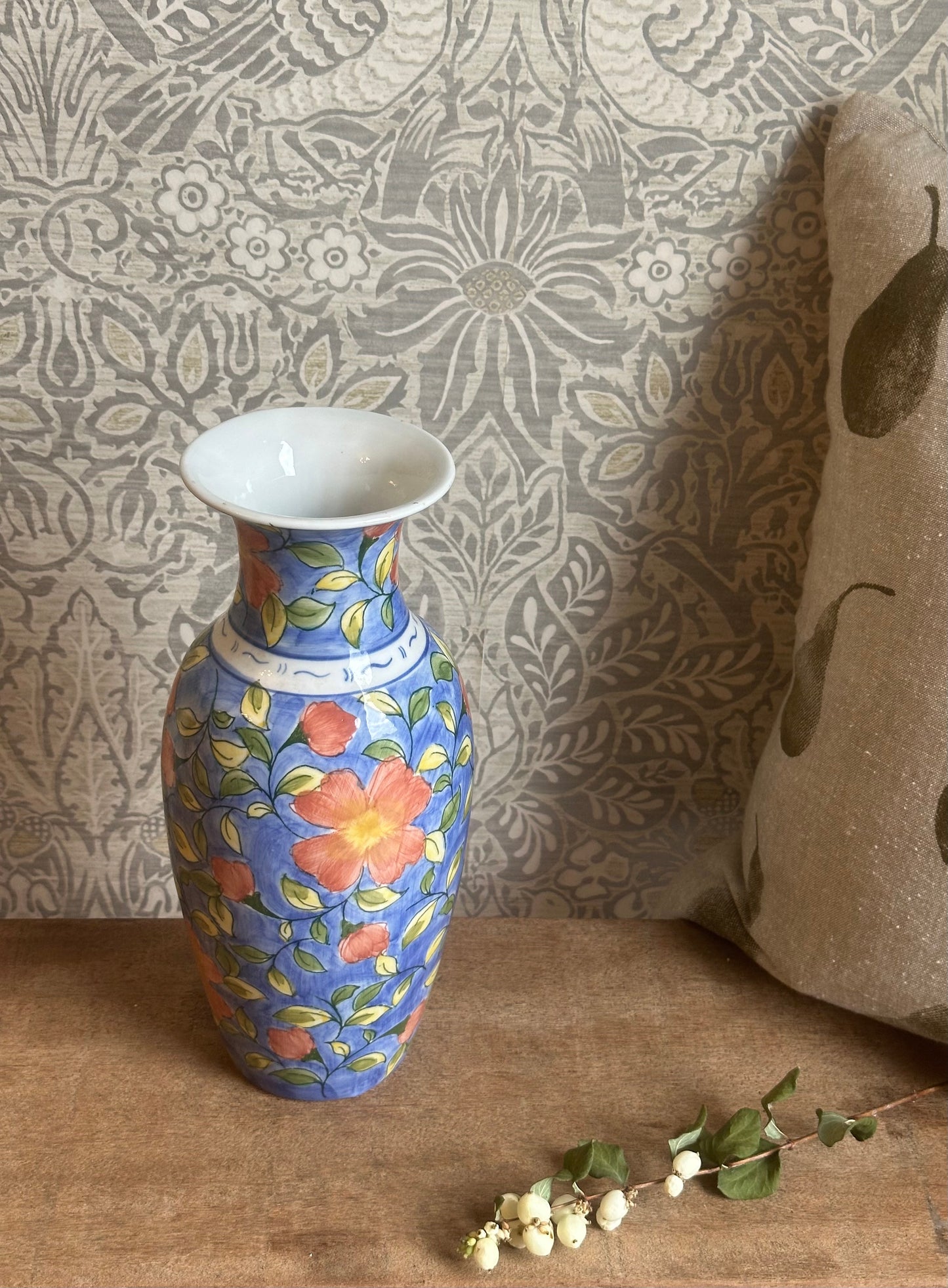Vintage Flower Ceramic Vase