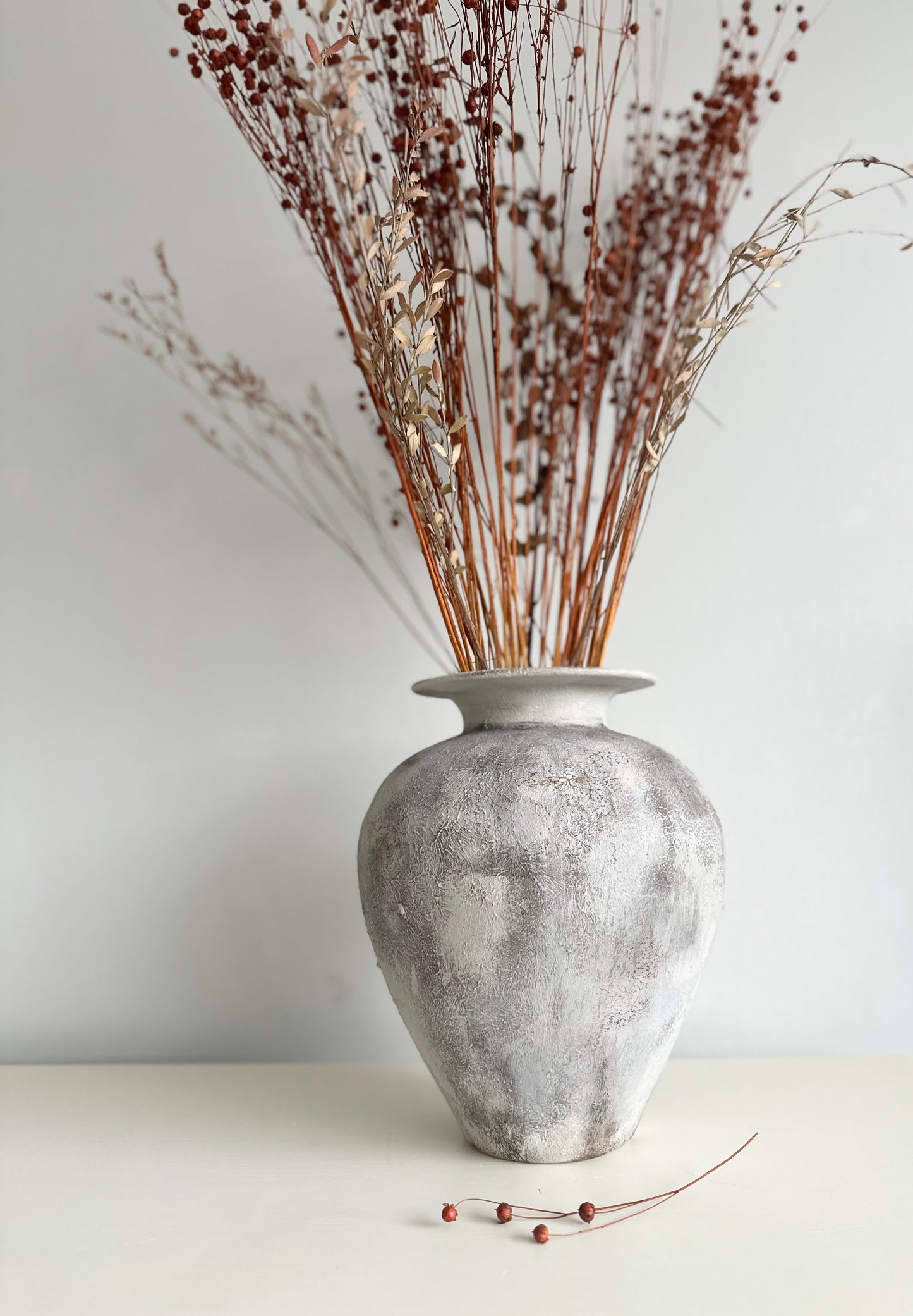 Stone Effect Medium Vase