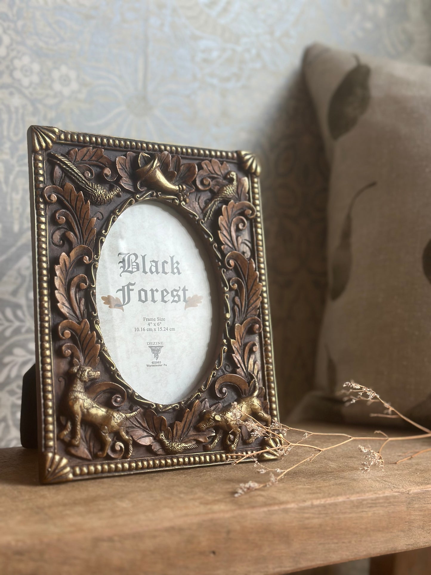 Enchanted Wood Gold Ornate Picture Frame