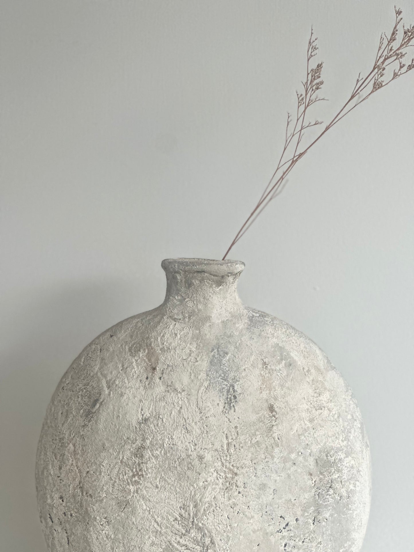 Heavy Contemporary Rustic Stone Vase