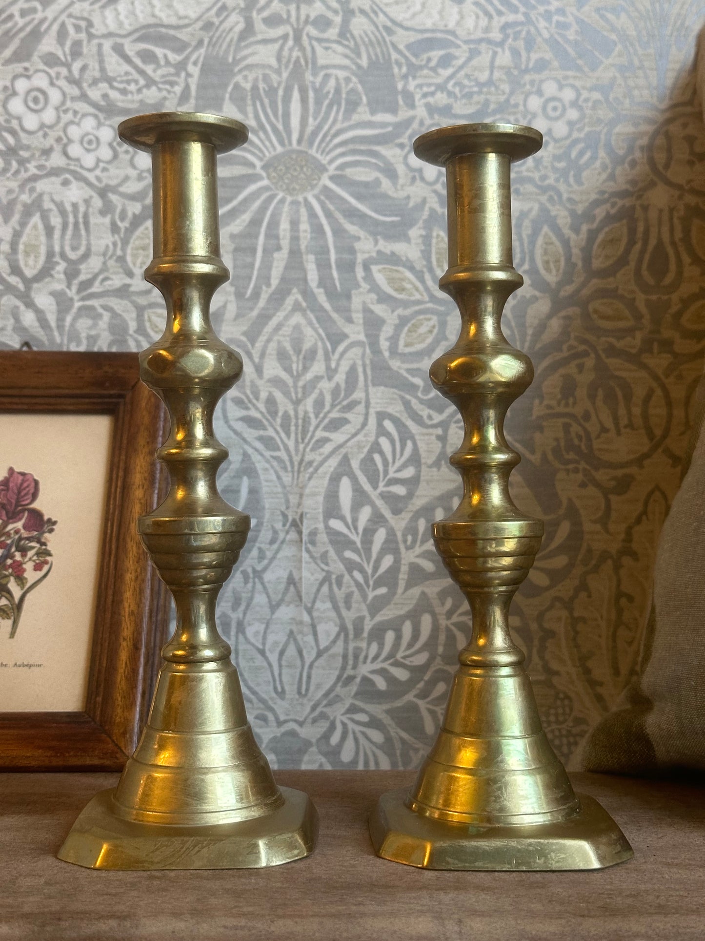 Vintage Brass Candle Holders
