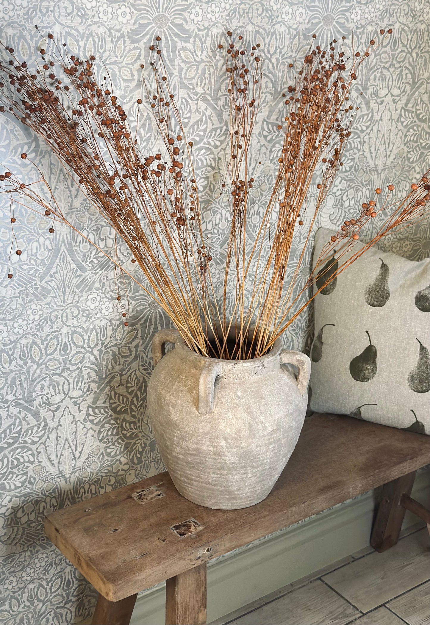 Large Stone Rustic Medora Vase