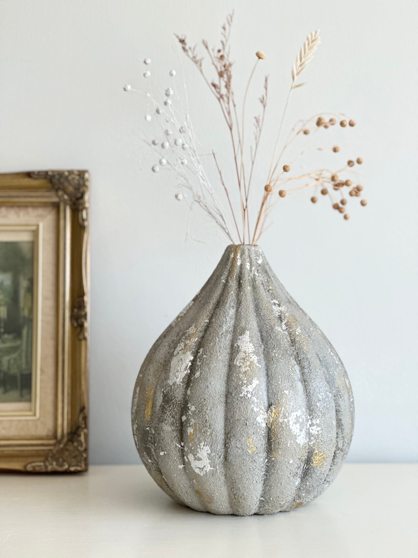 Rustic Metallic Vase