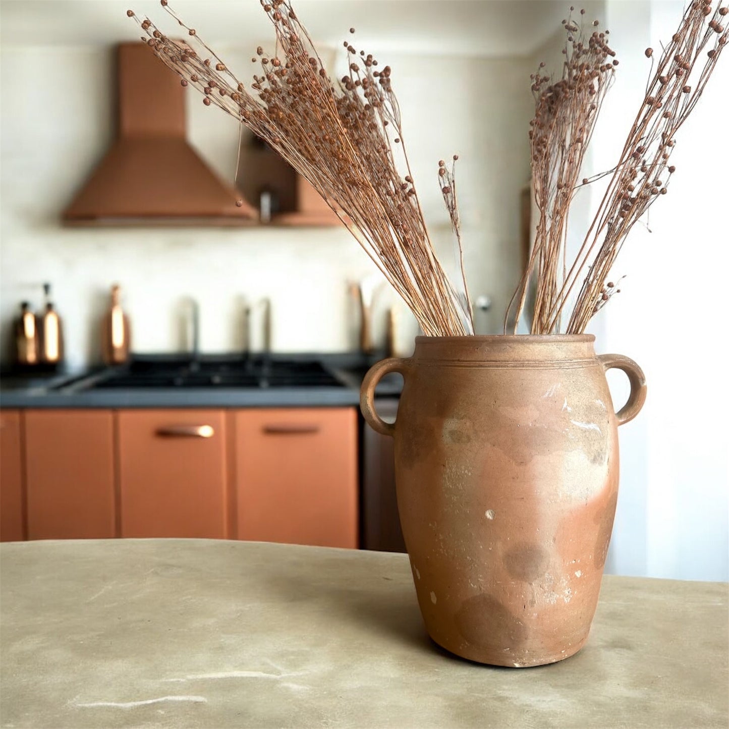 Large French Terracotta Confit Pot