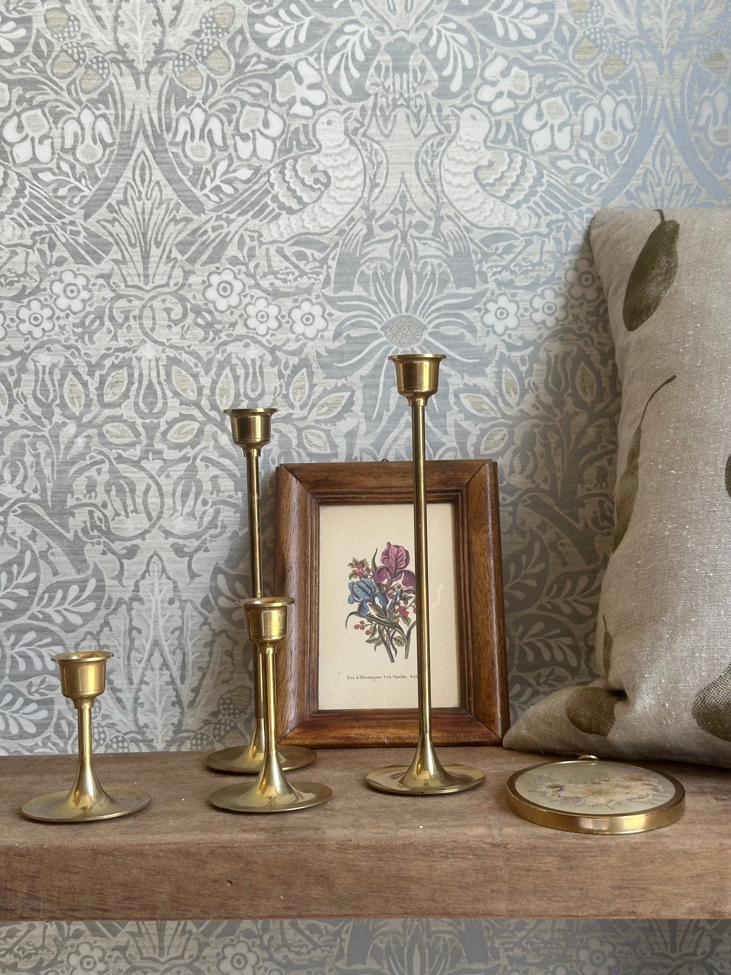 Vintage Brass Candle Stick Holders
