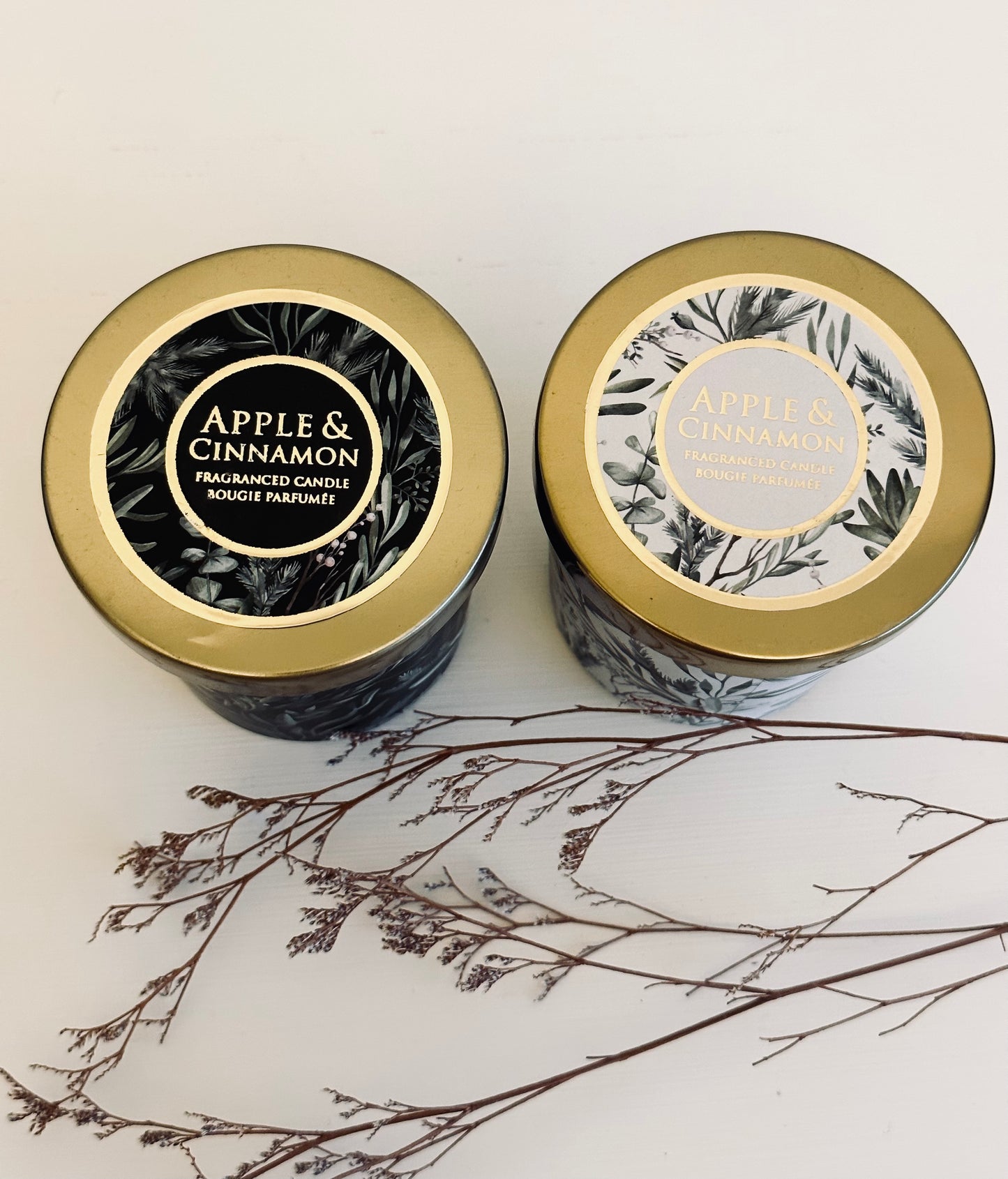 Eucalyptus Design Apple and Cinnamon Candle