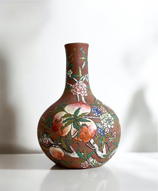 Japanese Water Garden Terracotta Vase