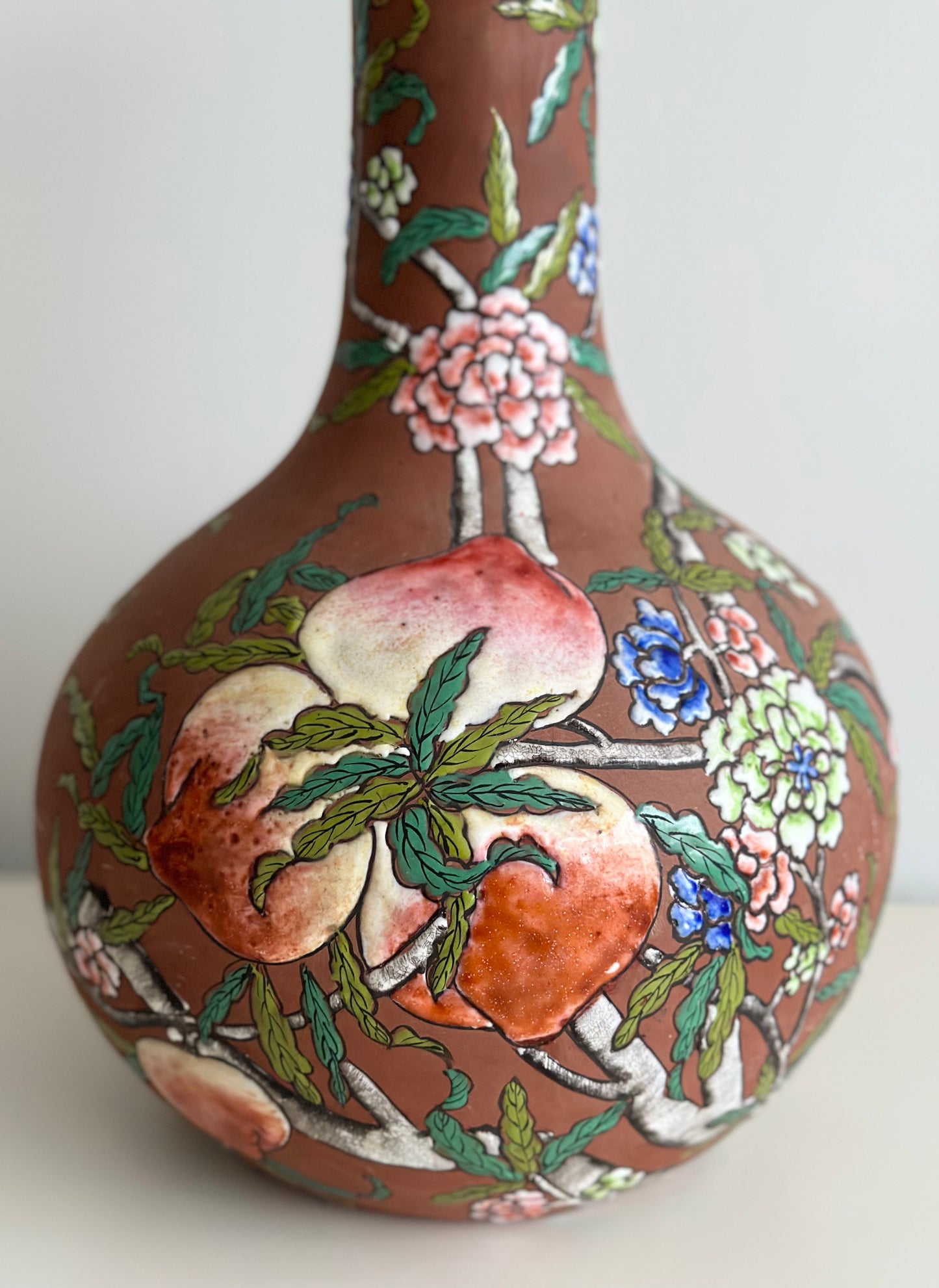 Japanese Water Garden Terracotta Vase