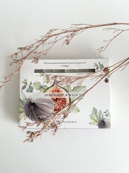 Bergamot and Fig Tealight Candles
