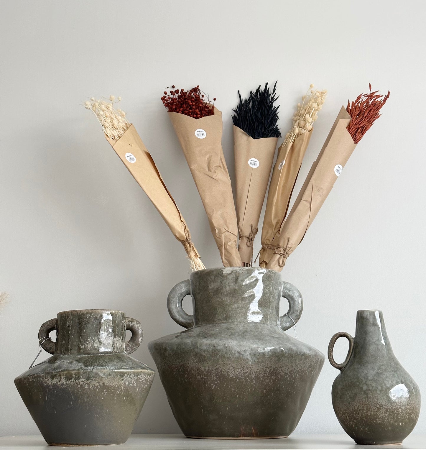 Stoneware Liquen Vase