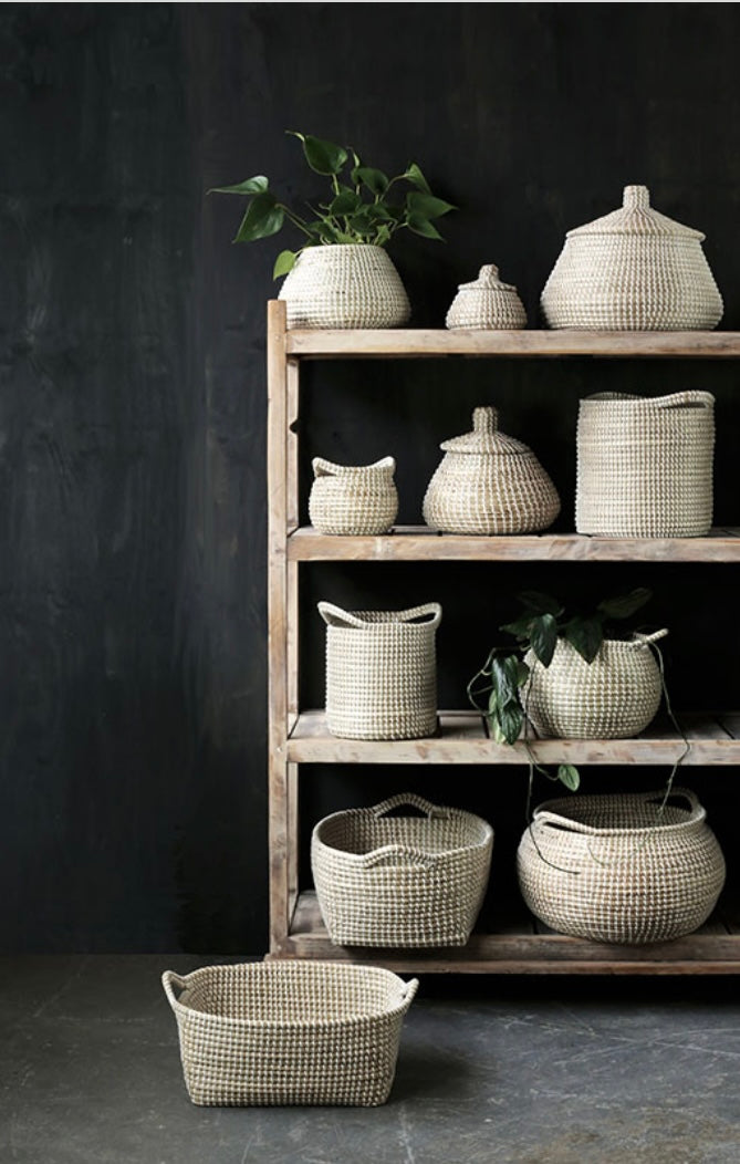 Seagrass Basket Planter