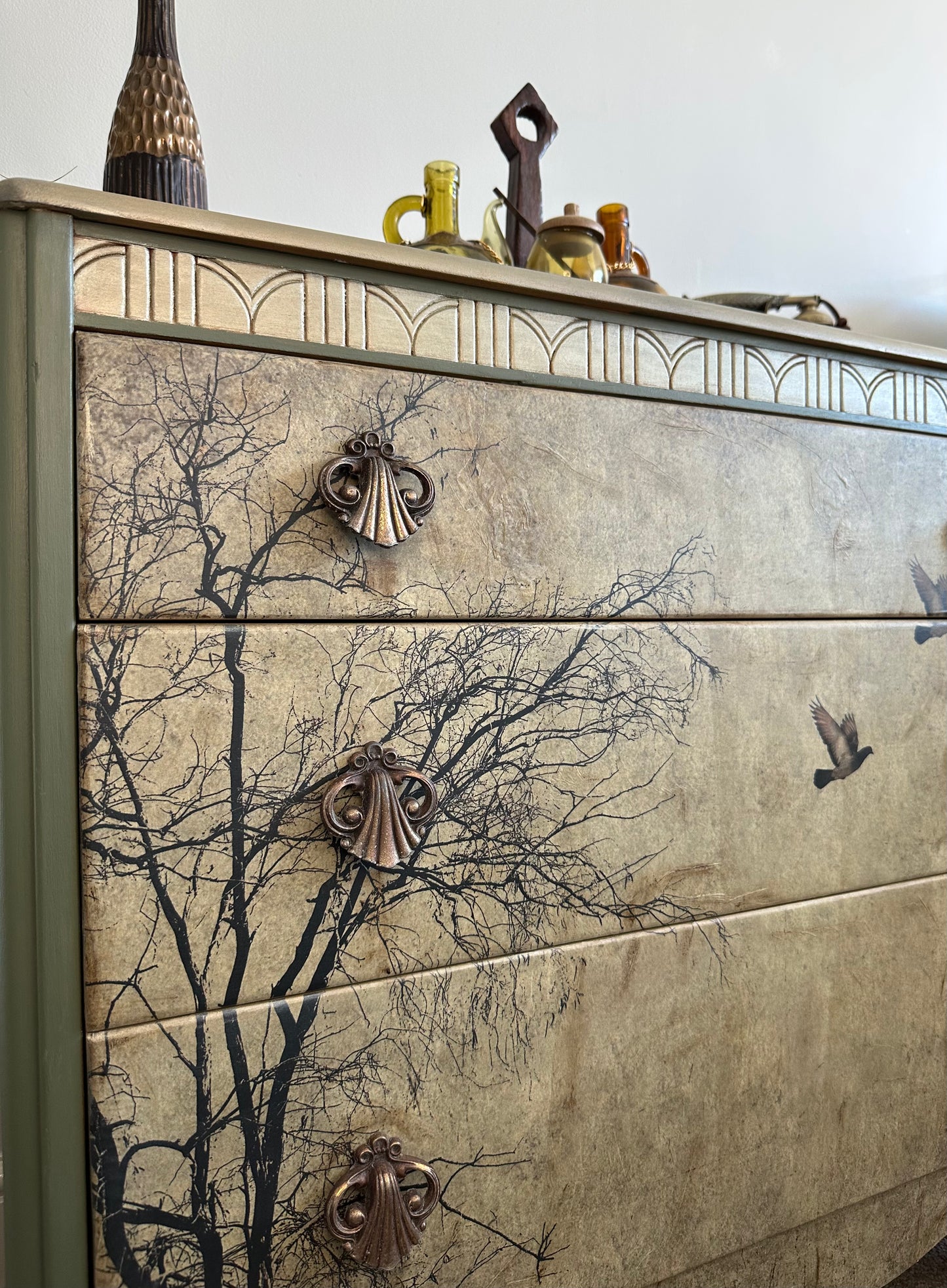 Vintage hand painted Lebus Drawers