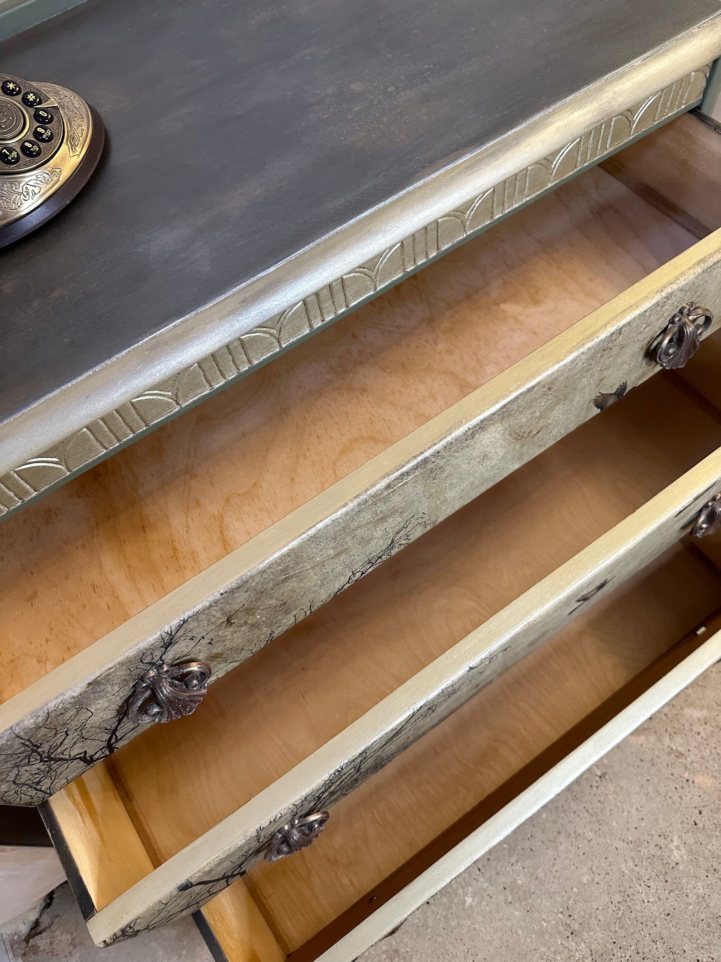 Vintage hand painted Lebus Drawers