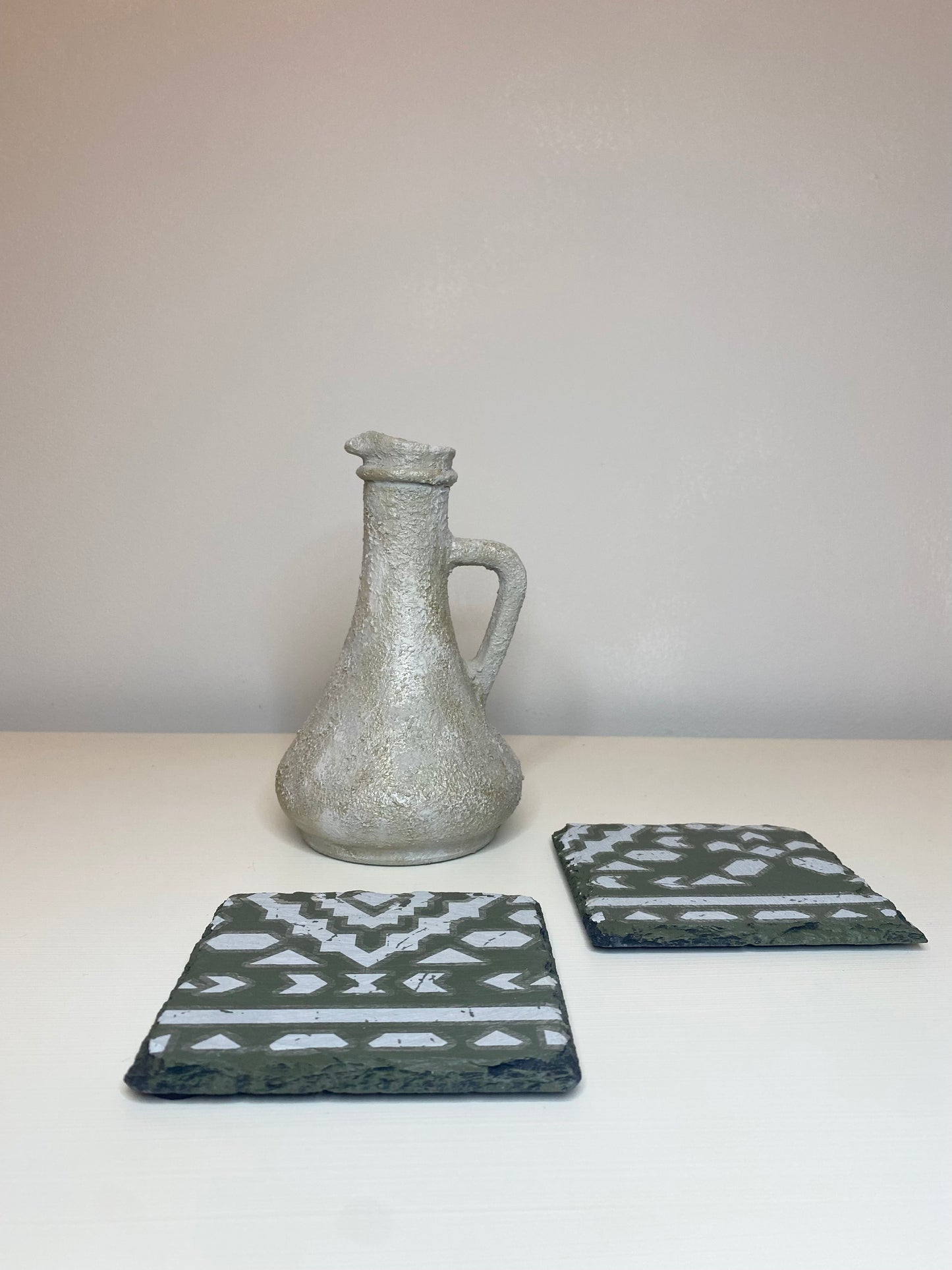 Two Boho Design Coasters