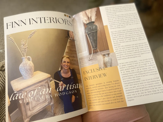 Law of an artisan with Laura Hodgson (Owner of Finn Interiors) as Featured by Restore Magazine