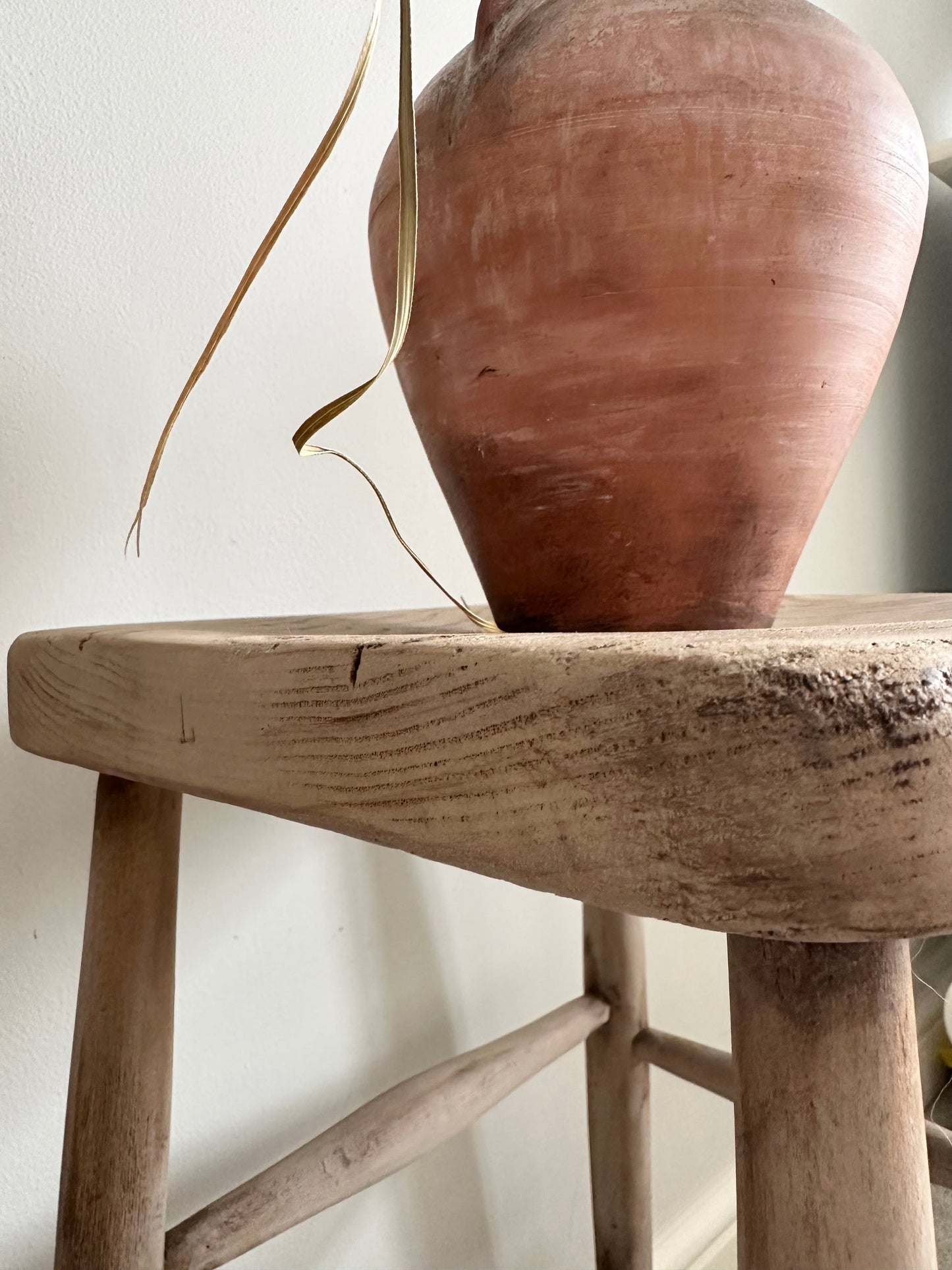 Rustic Wooden Styling Stool