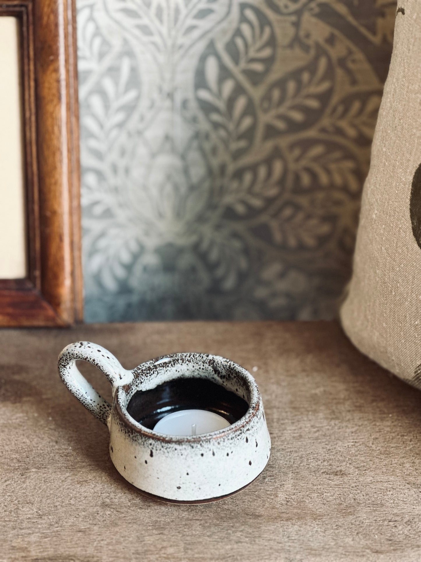 Stoneware Tea Light Cup