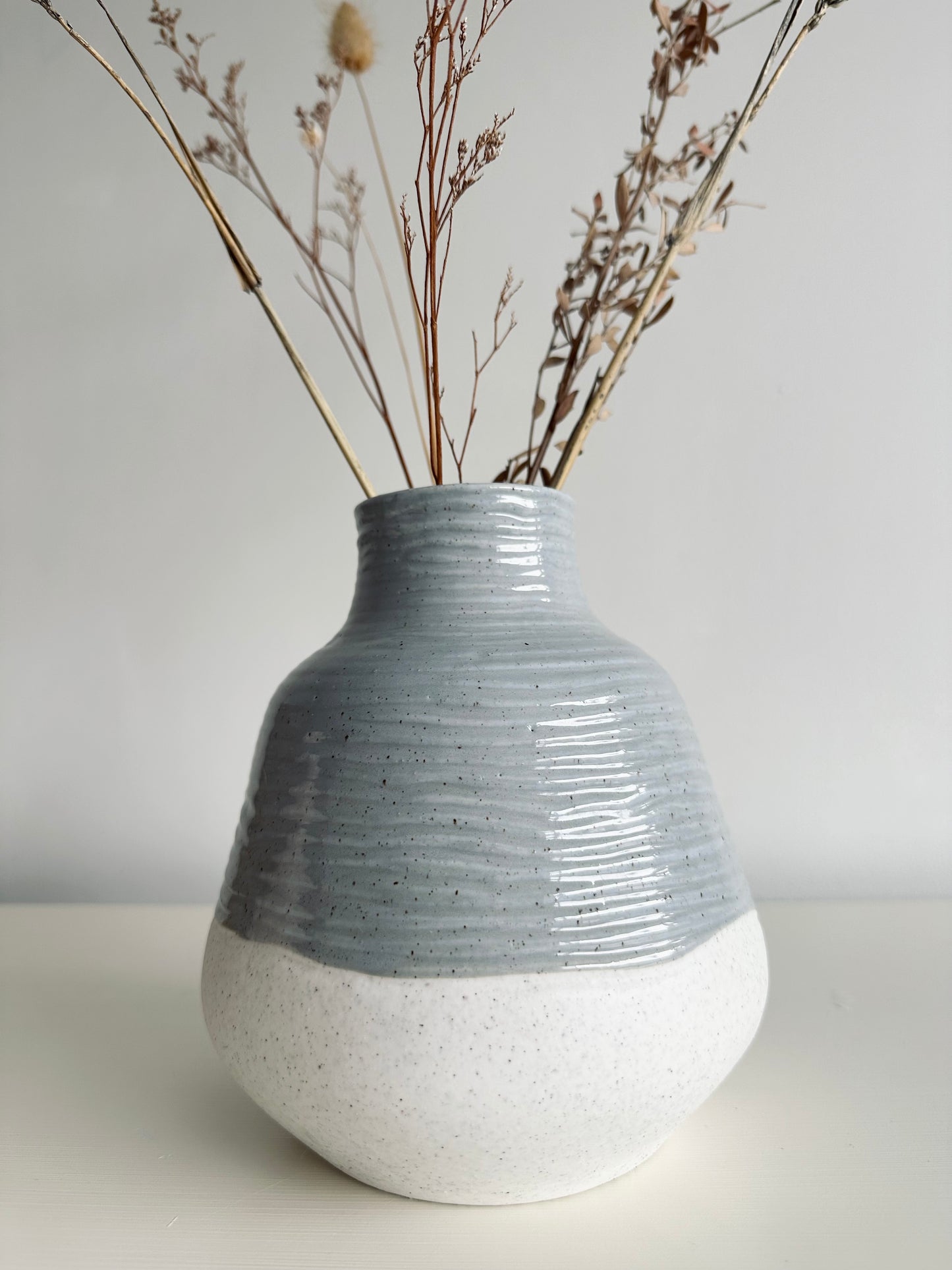Set of Speckled Vases