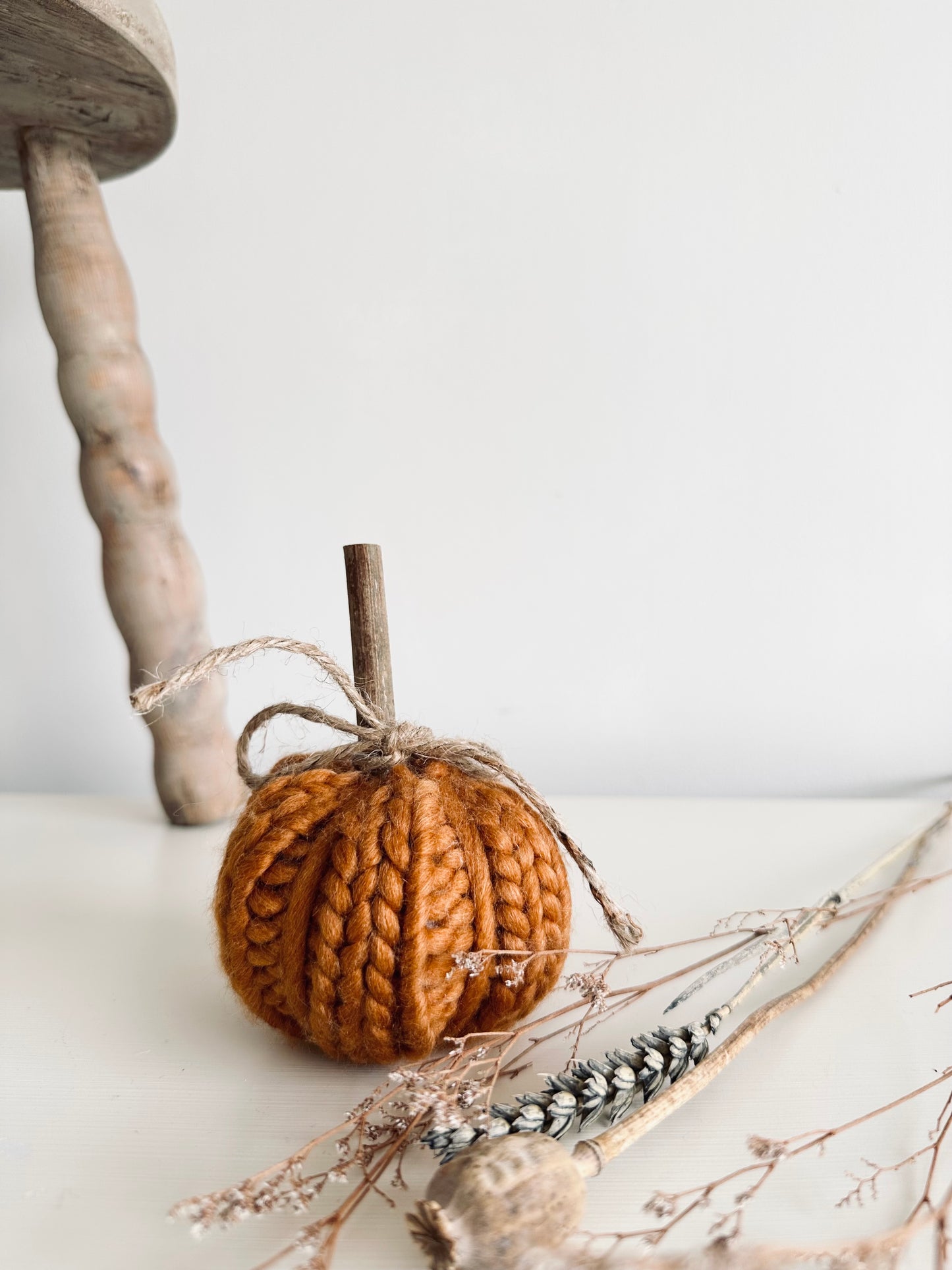 Knitted Autumnal Pumpkin