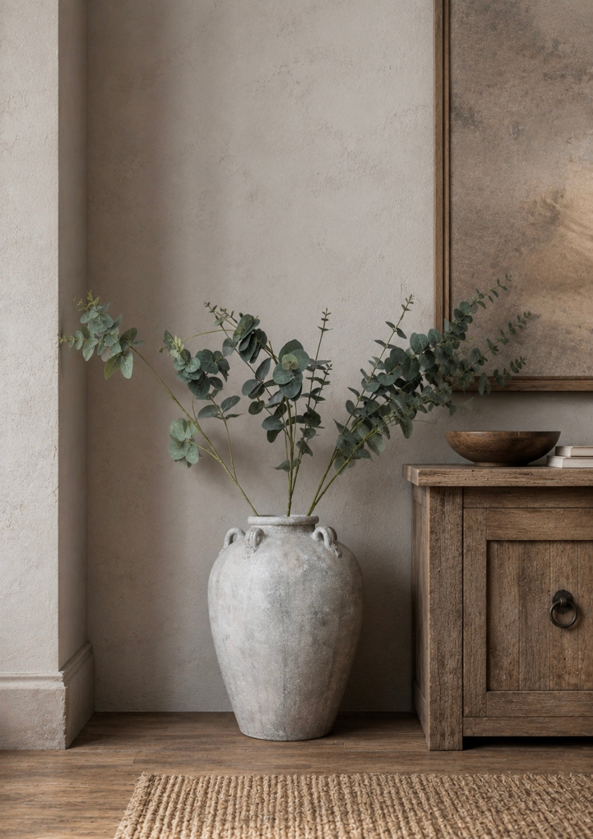 Large Rustic Stone Vase