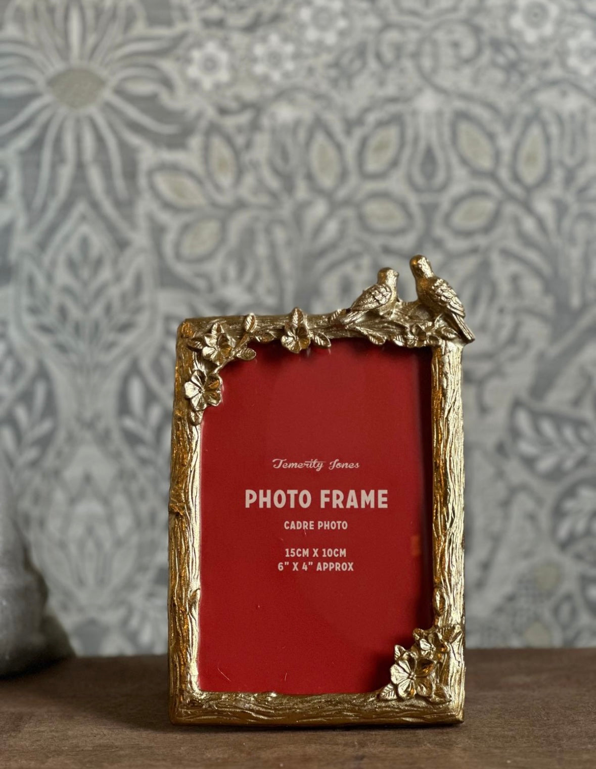 Gold Lovebirds Frame