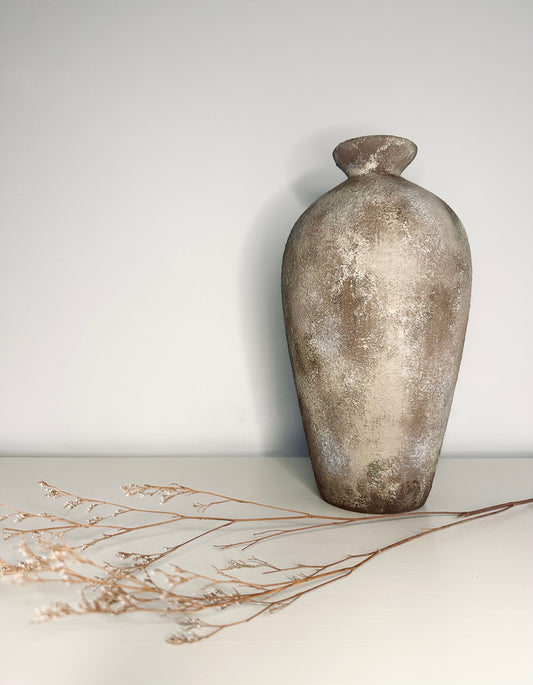 Rustic Brown Medium Vase