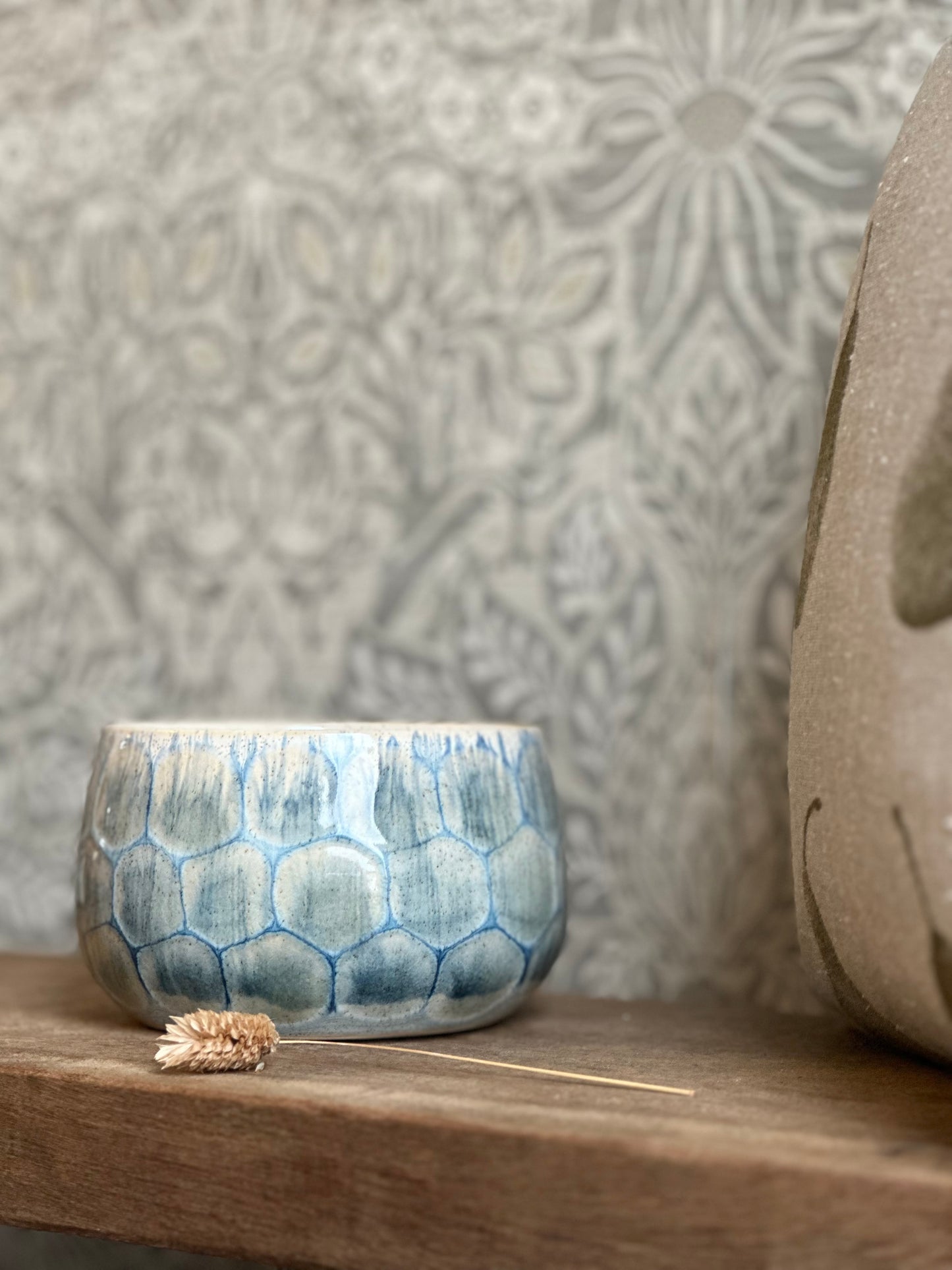 Linen Fresh Reactive Glaze Ceramic Candle