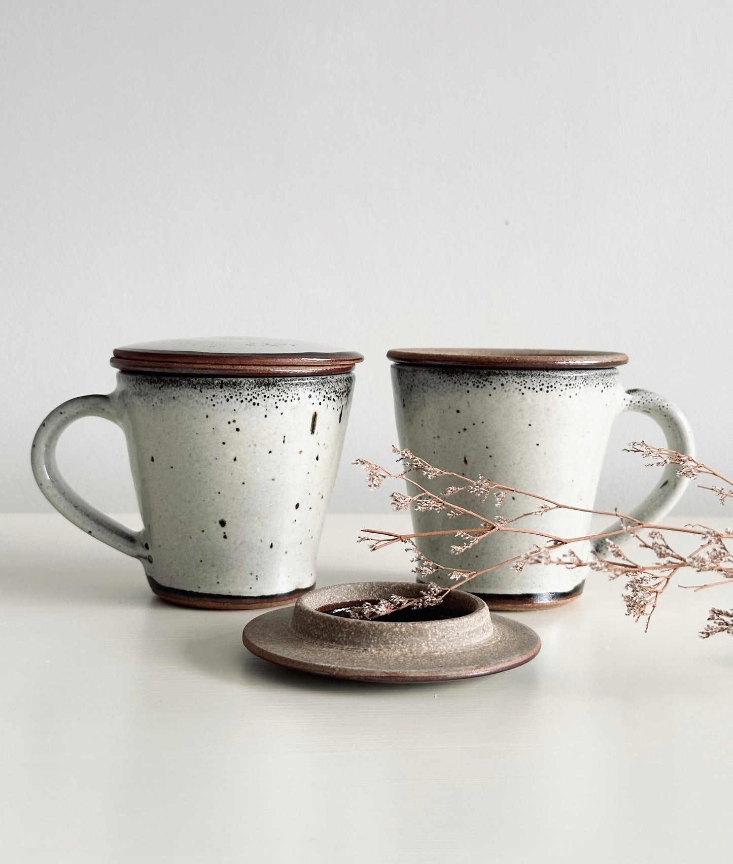 Chai Cup and Strainer Set-Tawny
