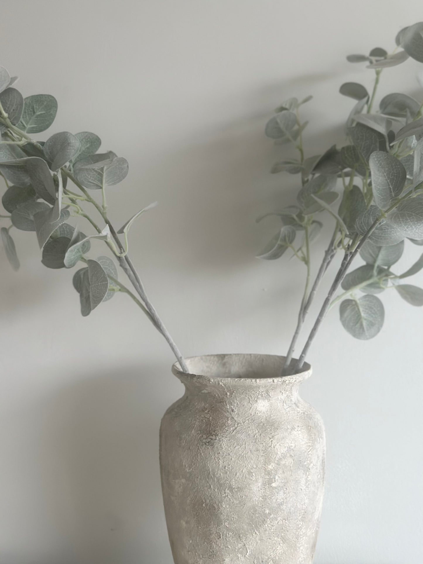 Contemporary Cream and Beige Vase