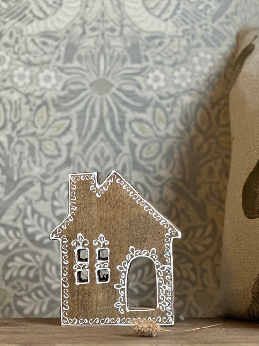 Wooden Christmas House