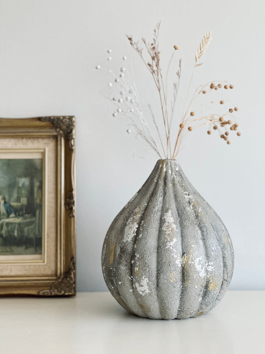 Rustic Metallic Vase