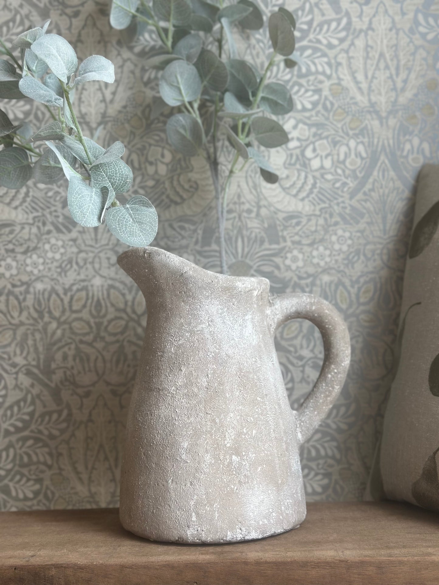 Large Contemporary Rustic Jug Vase