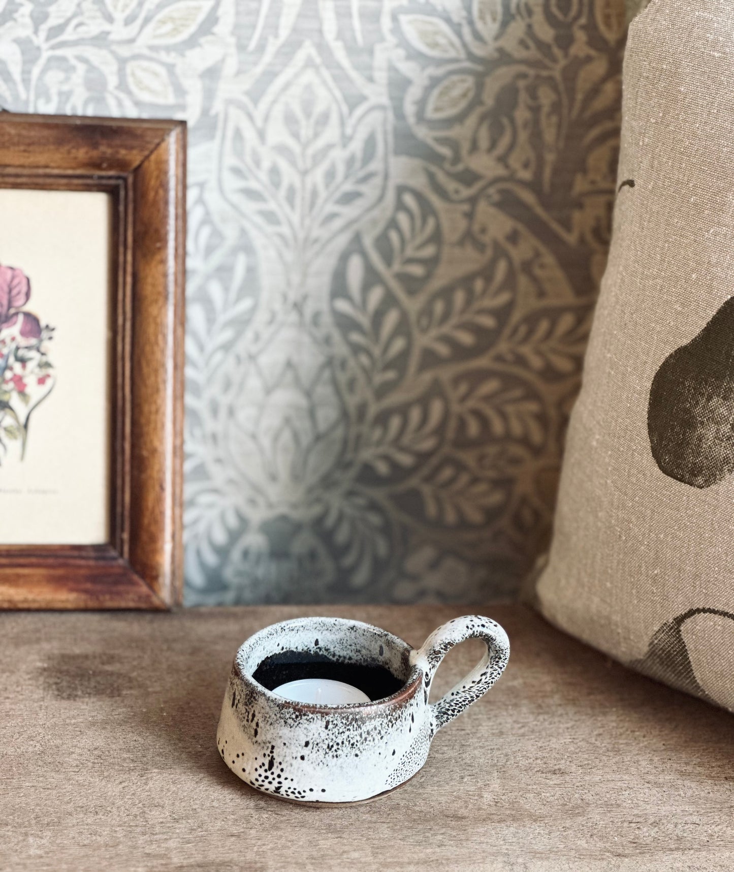 Stoneware Tea Light Cup