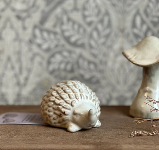 Woodland Ceramic Hedgehog Ornament