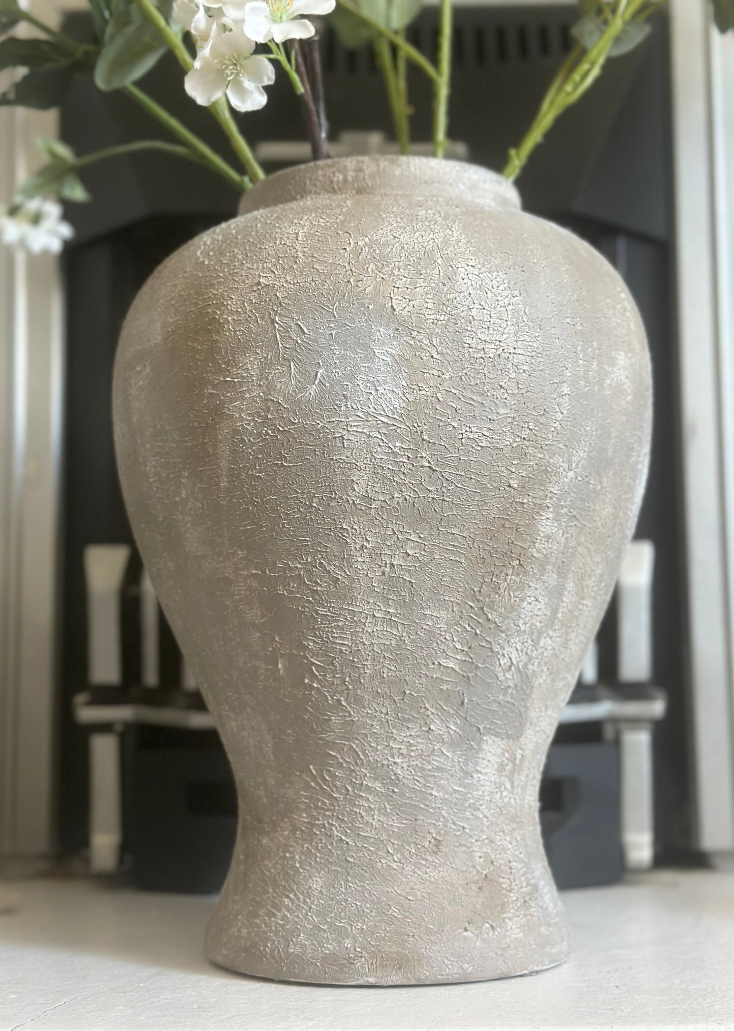 Beige Rustic Vase