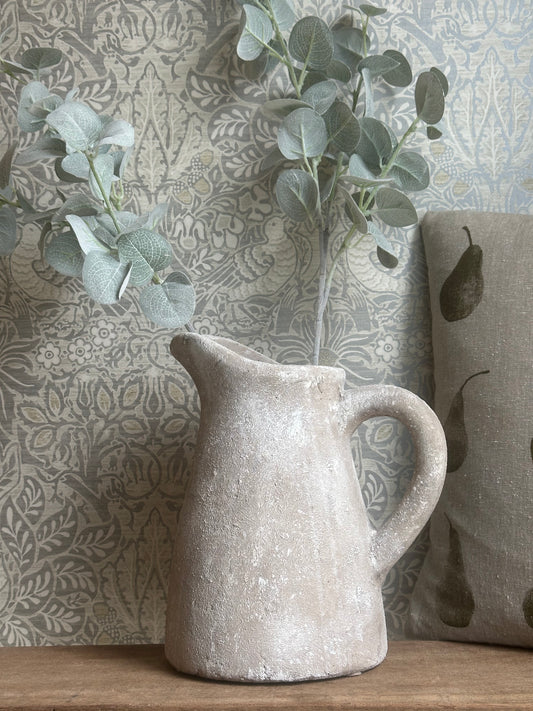 Large Contemporary Rustic Jug Vase