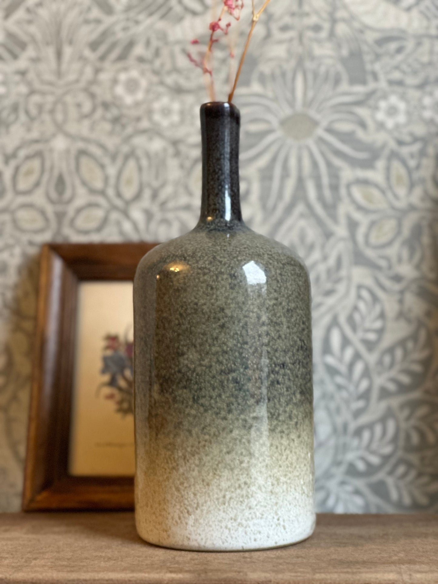 Speckled Glazed Vase