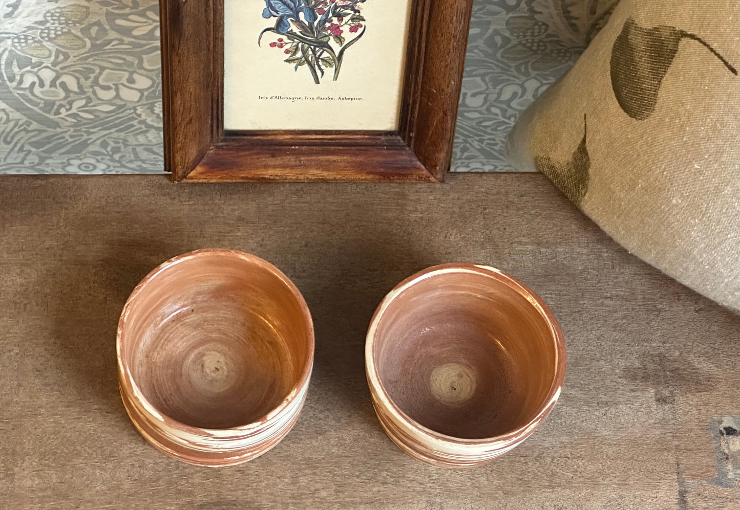 Set of Two Terracotta Pots