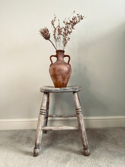 Rustic Styling Wooden Stool