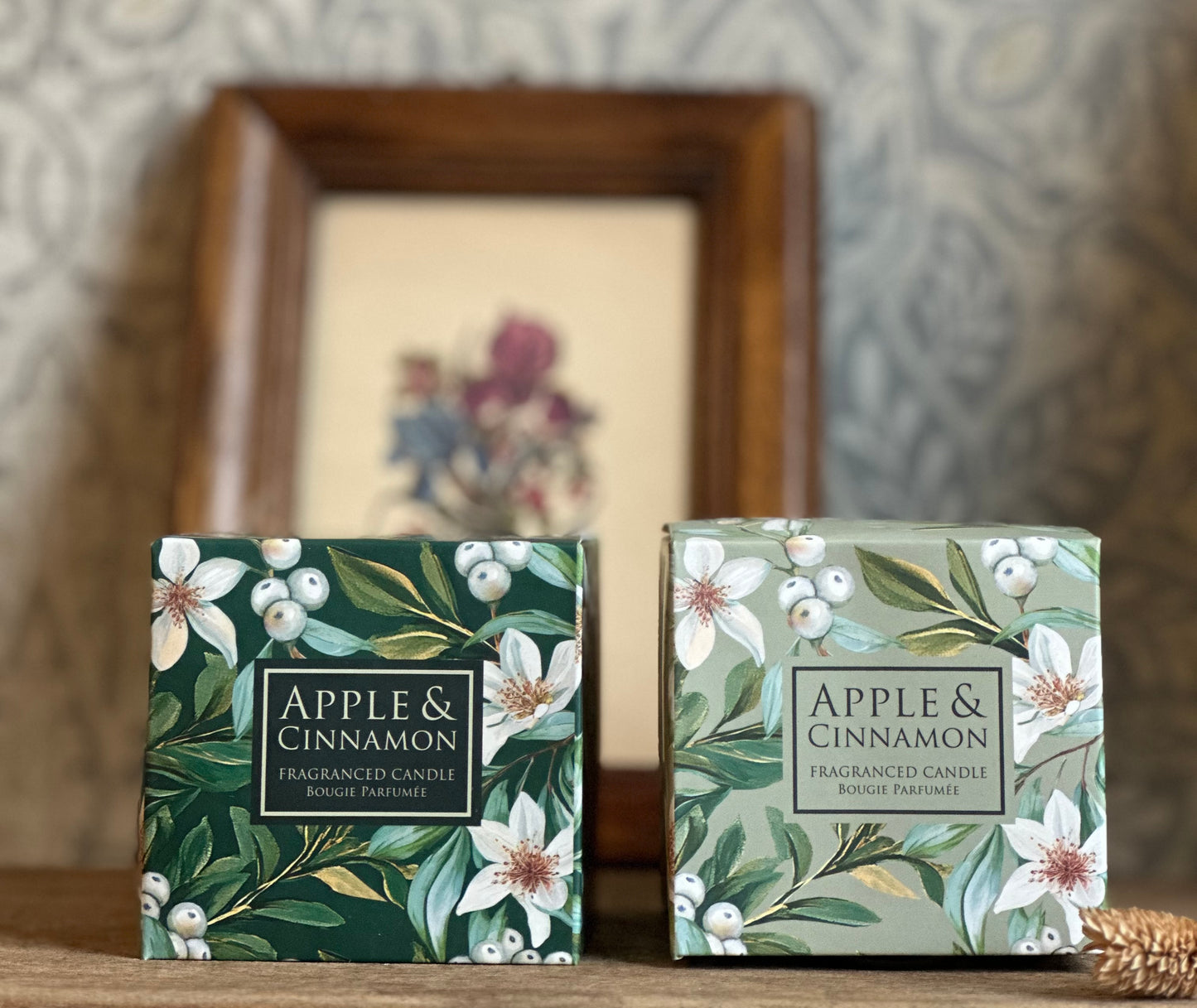 Apple and Cinnamon Candle