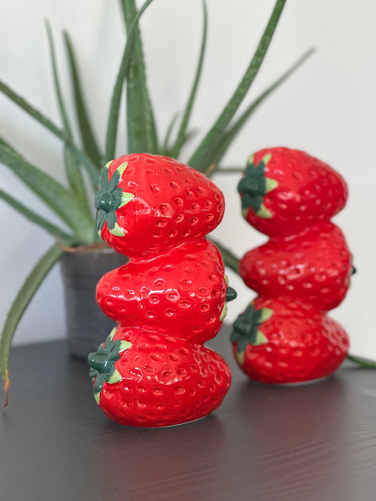 Strawberry Candle Stick Holders