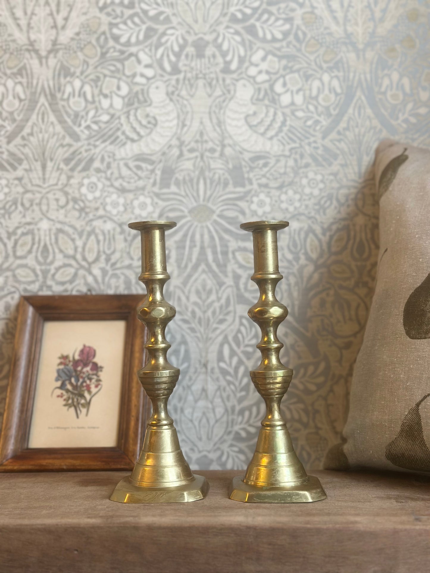 Vintage Brass Candle Holders