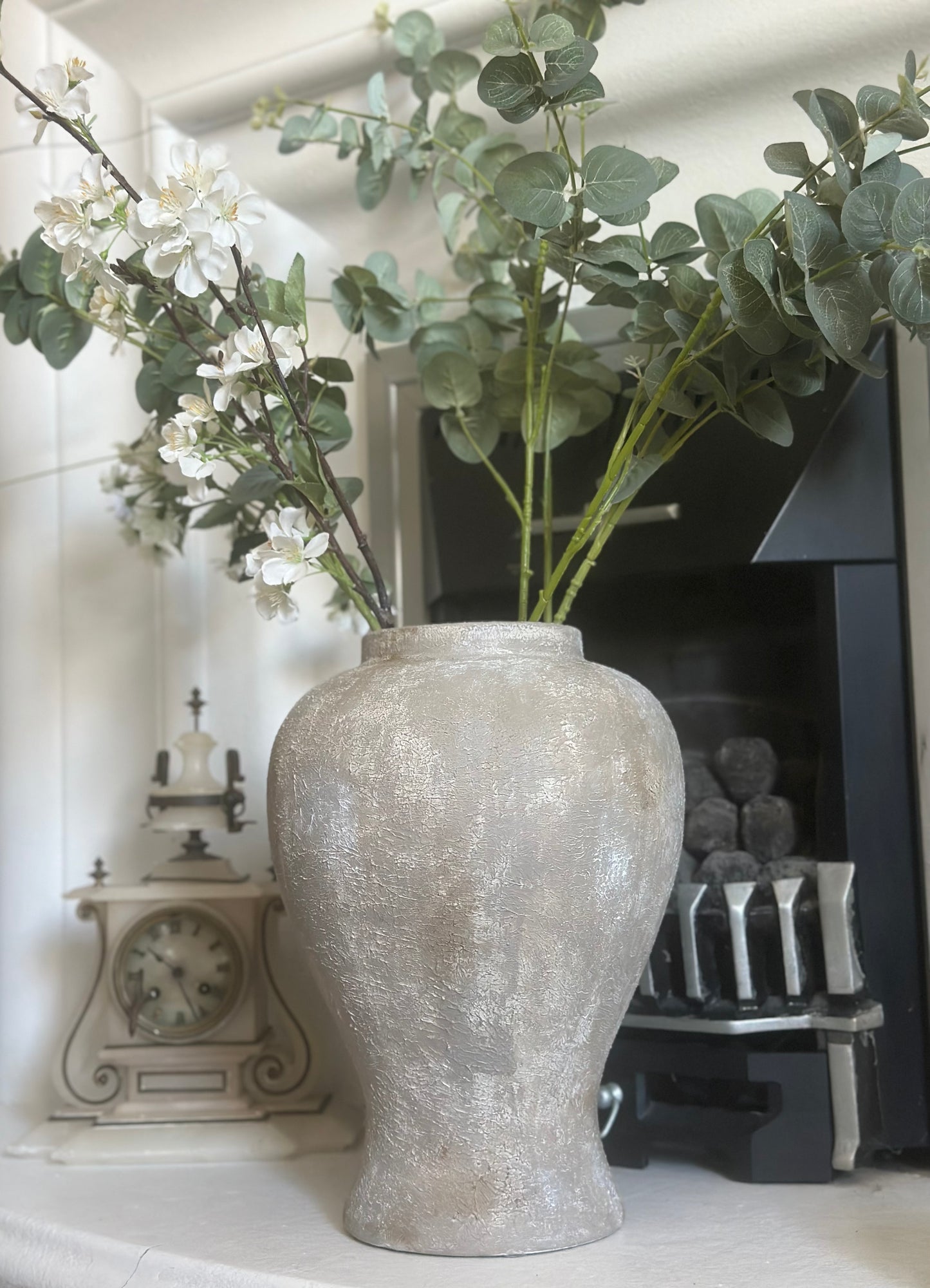 Beige Rustic Vase